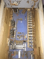 Image # 74611: Safari Inside Cabinet - Replay Mode 
(The 'Total Play' meter has been removed from the front left corner of the motor board. Serial number 1971.)