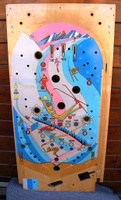 Image # 48735: Sapporo Stripped Playfield 
(Serial number 0499.)