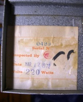 Image # 48757: Sapporo Inspection Date 
(Serial number 0499.)