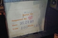 Image # 59758: Sapporo Inspection Date 
(Serial number 0125.)