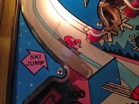 Image # 59923: Sapporo Ski Jump - Normal 
(The metal side rail on this lane is in its normal position. Serial number 0125.)