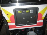 Image # 42685: Sea Hunt Cabinet - Front 
(This game was obtained New In Box in 2004, five years before this photograph was made. Serial number 8943.)