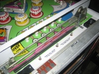 Image # 42679: Sea Hunt Playfield - Detail 
(This game was obtained New In Box in 2004, five years before this photograph was made. Serial number 8943.)