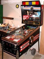 Image # 31660: Secret Service Cabinet - Full View 
(The two spinning targets do not match the game in the manufacturer's flyer. The bumper cap colors are reversed as well.)