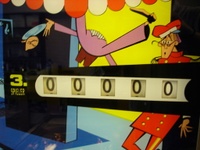 Image # 37427: See Saw German Backglass - Detail 
(Serial number 2542 or 2642.)
