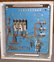Image # 41027: See Saw Whitewood Backbox - Back 
(No replay mechanism or high score plugs are needed for this test backbox.)