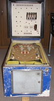 Image # 41034: See Saw Whitewood Cabinet - Front View 
(No coin door needed for this test cabinet.)