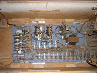 Image # 41038: See Saw Whitewood Mounting Board 
(Relays are identified with red or black handwriting.)