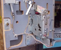 Image # 26779: See Saw Inside Later Production Front Door 
(Serial number 2545. This game is coined for francs.)