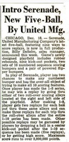 Image # 41910: Serenade Billboard New Game Announcement 
(The Billboard, Dec-25-1948, page 95)