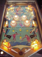 Image # 30824: Set Up Illuminated Playfield - 2 Flippers 
(Two-flipper version. Serial number 58593.)