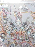 Image # 30829: Set Up Under Lower Playfield - 2 Flippers 
(Two-flipper version. Serial number 58593.)