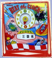 Image # 7657: Beat the Clock Backglass