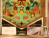 Image # 79518: Shangri-La Lower Playfield 
(The card on the right side of the apron is not orginal to this game.)