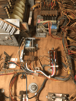Image # 80144: Shangri-La Homemade Extra Ball Relay Assembly 
(See the wiring diagram in the Files Section. The replay shorting plug is resting on top of the score motor.)