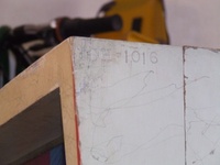 Image # 49300: Sheba Backbox Serial Number 
(Serial number SH-1016.)