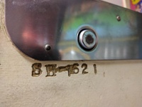 Image # 71201: Sheba Cabinet - Serial Number 
(Serial number SH-1621.)