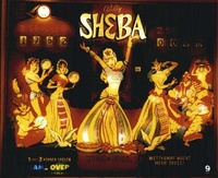 Image # 18281: Sheba Illuminated German Backglass