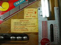 Image # 78023: Shoo Shoo Instruction Card 
(Playfield serial number 41544.)