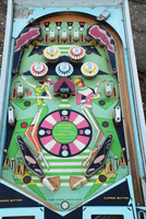 Image # 72927: Beat Time Playfield - Blue Version #91306 
(Serial number 91306.)
