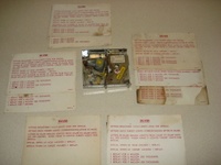 Image # 38458: Silver Sample Game - Instruction and Score Cards 
(From the game with serial number 062091 S.)