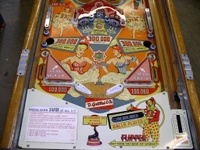 Image # 13627: Silver Lower Playfield 
(Note that the slingshot plastics are not original.)