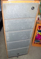 Image # 62454: Sinbad Metal Cabinet - Bottom 
(The power cord is routed through a hole in the cabinet bottom.)