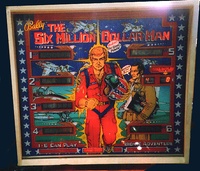 Image # 2063: The Six Million Dollar Man Backglass
