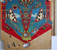 Image # 17861: The Six Million Dollar Man Lower Blank Playfield