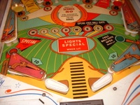 Image # 33823: Six Shooter Lower Playfield 
(No serial number was found on this game.)