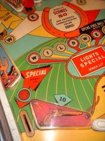Image # 33826: Six Shooter Lower Left Playfield 
(No serial number was found on this game.)