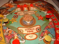 Image # 33822: Six Shooter Upper Playfield 
(No serial number was found on this game.)