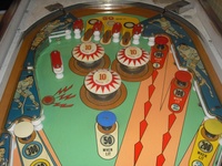 Image # 43069: Six Sticks Upper Playfield 
(Serial number SK 1560.)
