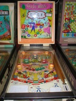 Image # 23122: Skill-Ball Front View 
(This is not the correct cabinet for this game. The cabinet belonged to Williams 1962 'King Pin'.)