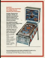 Image # 23046: Skipper German Ad 
(From the German trade magazine M�nzautomat, January 1970.)