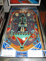 Image # 83564: Skylab Playfield 
(Photographed at the 2014 Northwest Pinball and Arcade Show.)