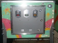 Image # 35686: Skyrocket Cabinet - Front 
(Serial number 1640.)