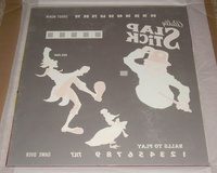 Image # 36815: Slap Stick Backglass - Reverse 
(This glass is original stock.)