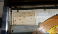 Image # 65330: Slick Chick Sample Game - Playfield Serial Number 
(The cabinet has serial number 01055S.)