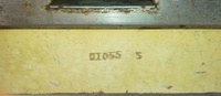 Image # 65335: Slick Chick Sample Game - Cabinet Serial Number 
(Serial number 01055S.)