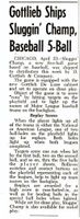 Image # 48667: Sluggin' Champ Billboard New Game Announcement 
(The Billboard, Apr-30-1955, page 90)