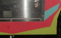 Image # 41052: Smart Set Engineering Sample - No Serial Number 
(This section of the cabinet is where the serial number is located on production games.)