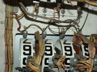Image # 41061: Smart Set Engineering Sample - Inside Backbox  - Detail 
(Penciled lines indicate the location of lights.)
