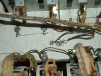 Image # 41064: Smart Set Engineering Sample - Inside Backbox - Detail 
(Penciled lines indicate the location of lights.)