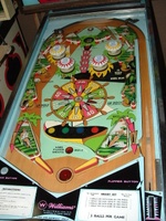 Image # 41046: Smart Set Engineering Sample - Playfield 
(The pink color used on this playfield was changed to red for production games.)