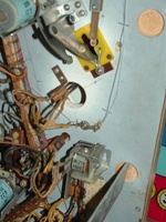 Image # 41069: Smart Set Engineering Sample - Under Playfield - Detail 
(Penciled lines are evident.)