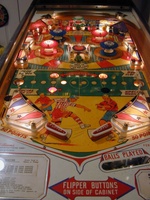 Image # 28529: Soccer Illuminated Playfield 
(Playfield has been repainted for several inches in the ball path of each kick-out hole.)