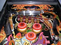 Image # 53359: Sorcerer Upper Playfield 
(Sorcerer's robe is royal purple with pink trim.)