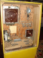 Image # 40600: Southern Belle Sample Game - Inside Backbox 
(Serial number 7716.)