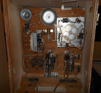 Image # 53152: Space Ship Inside Backbox 
(Serial number 57804.)